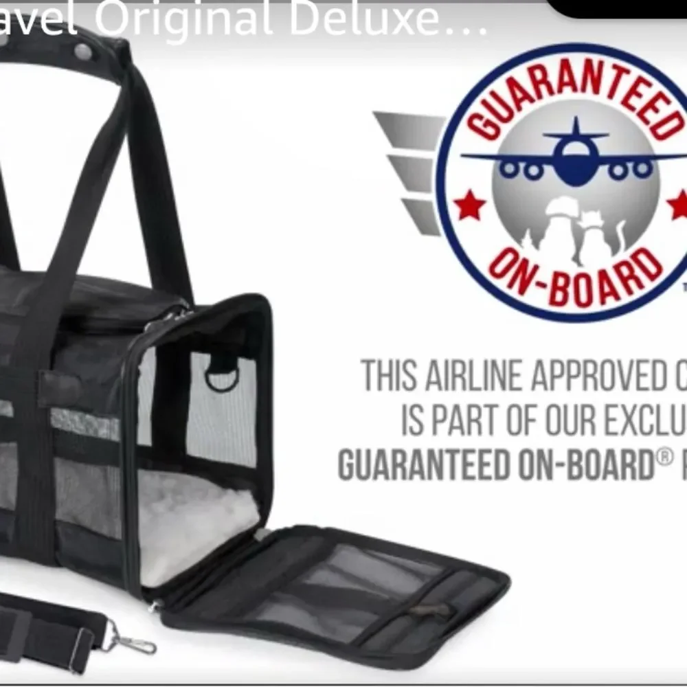 Sherpa Black Pet Carrier